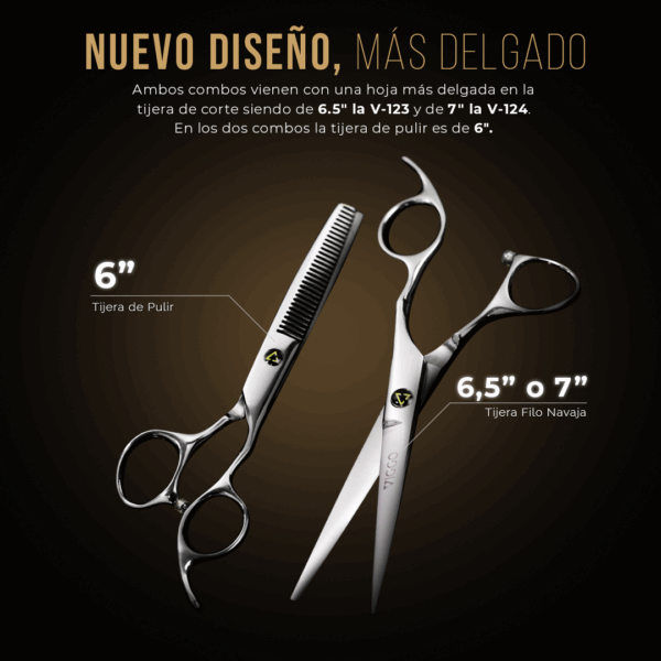 TIJERAS COMBO CLASSIC N°2 - 7" PULGADAS - Imagen 2