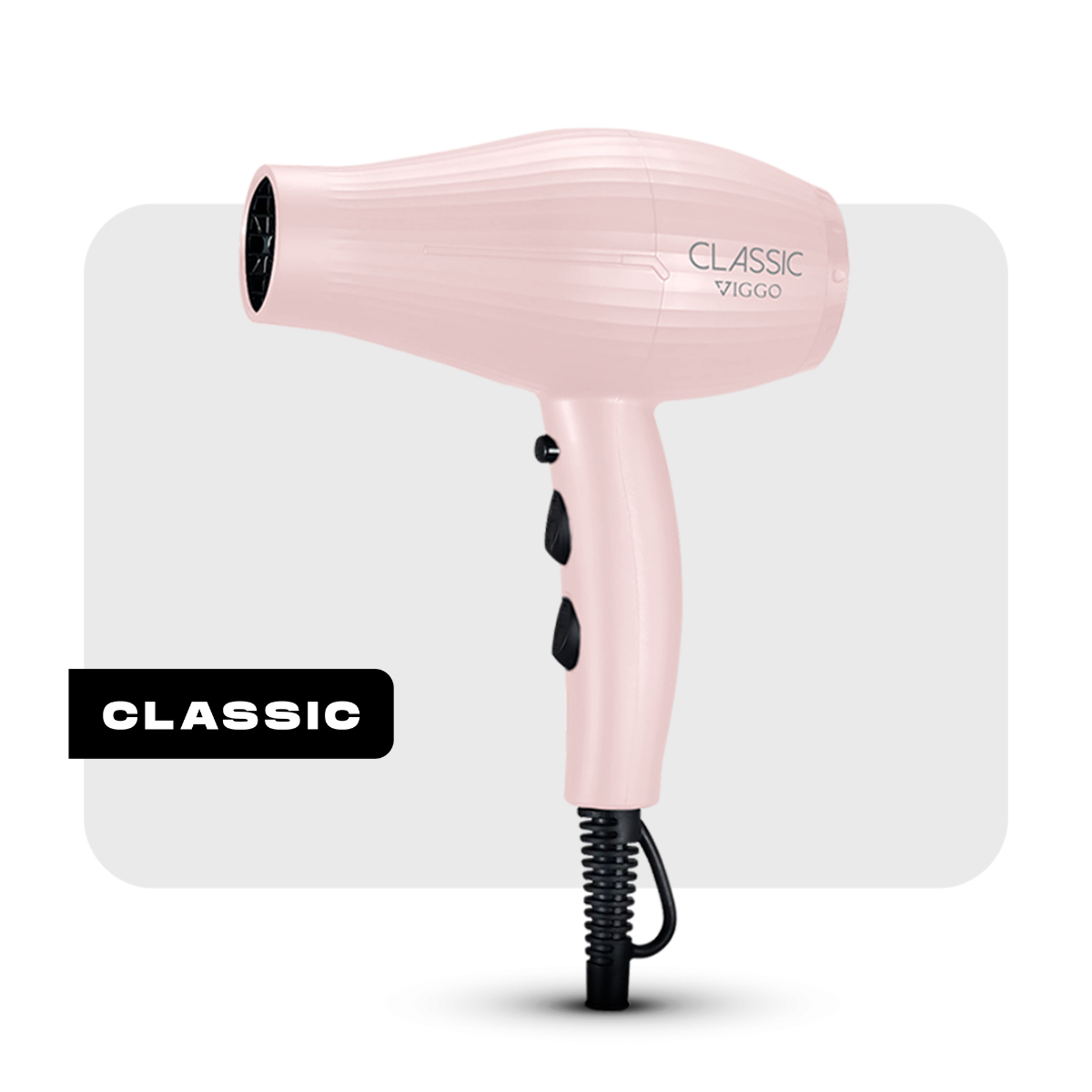Secador de pelo classic SECADOR VIGGO CLASSIC PINK – PROFESSIONAL HAIR DRYER - Imagen 1