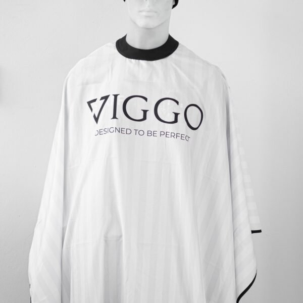 CAPA DE CORTE PREMIUM BLANCA CON CUELLO DE SILICONA - V-125 - Imagen 6